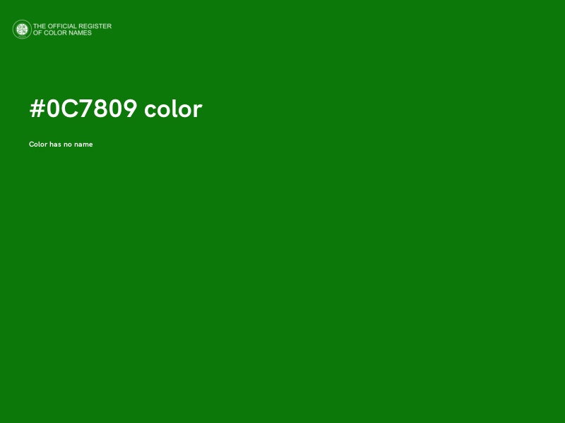 #0C7809 color image