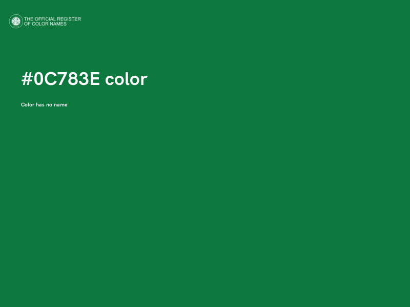 #0C783E color image