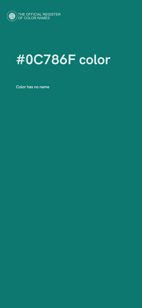 #0C786F color image