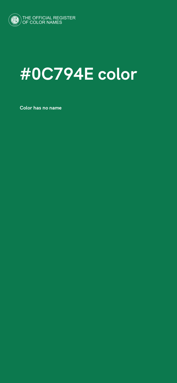 #0C794E color image