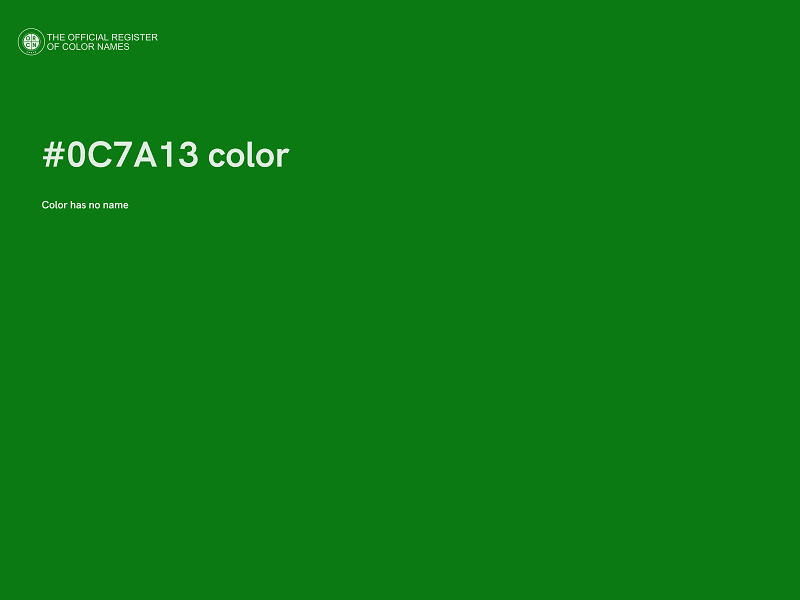 #0C7A13 color image