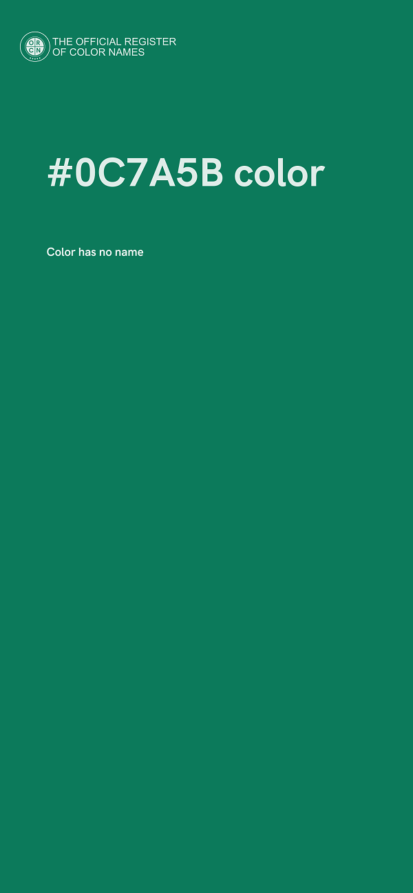 #0C7A5B color image