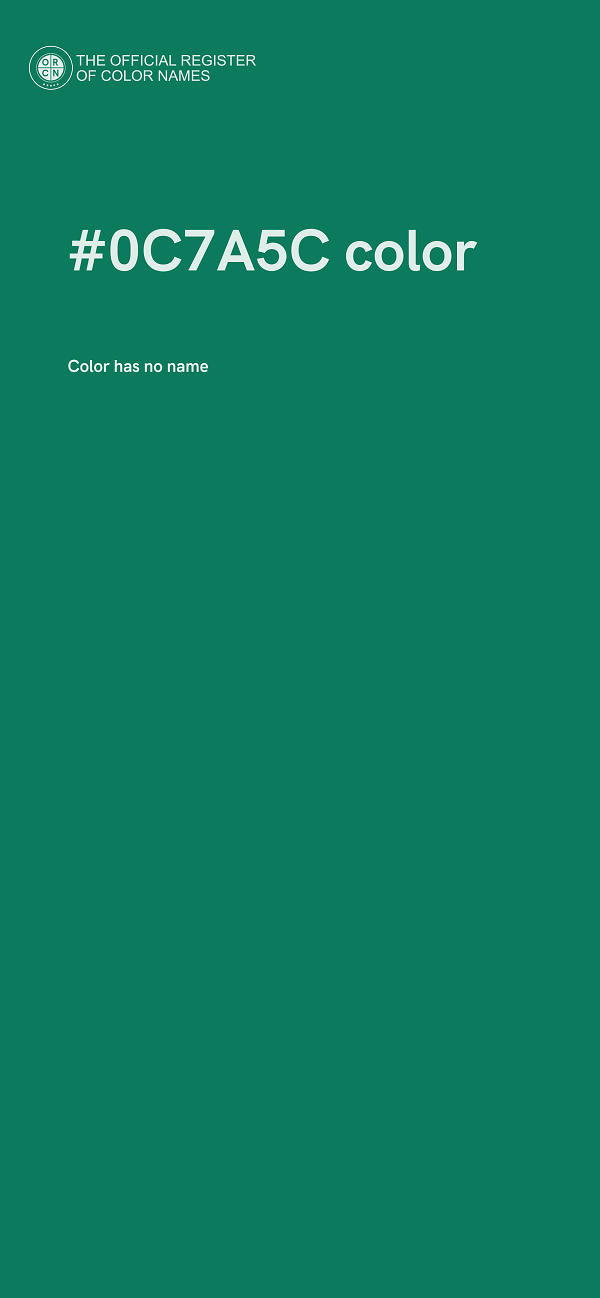 #0C7A5C color image