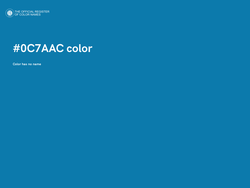 #0C7AAC color image