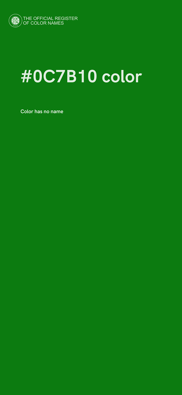 #0C7B10 color image