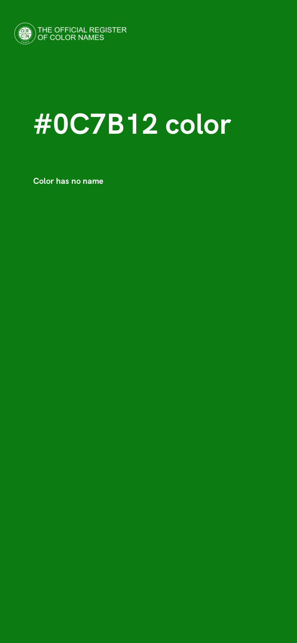 #0C7B12 color image