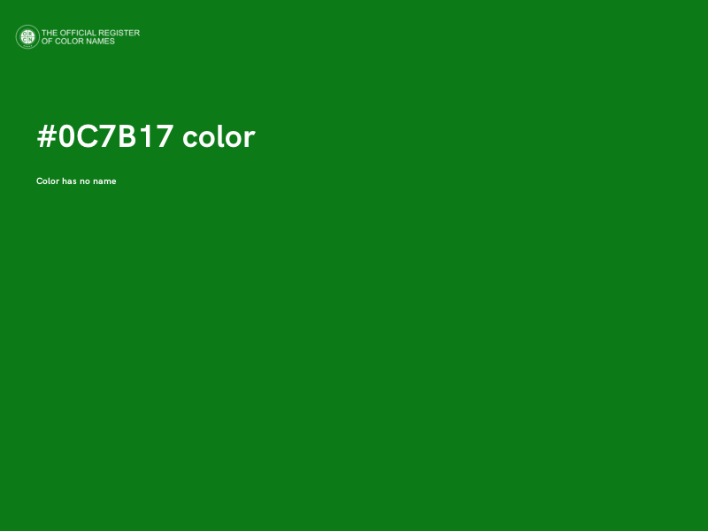 #0C7B17 color image