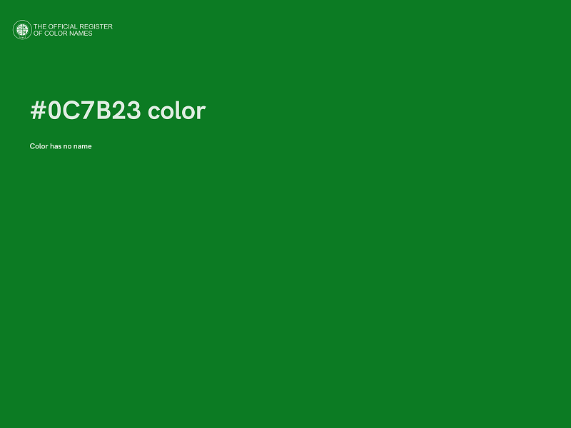 #0C7B23 color image