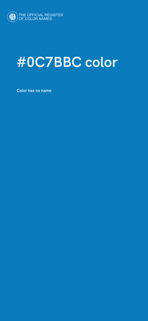 #0C7BBC color image