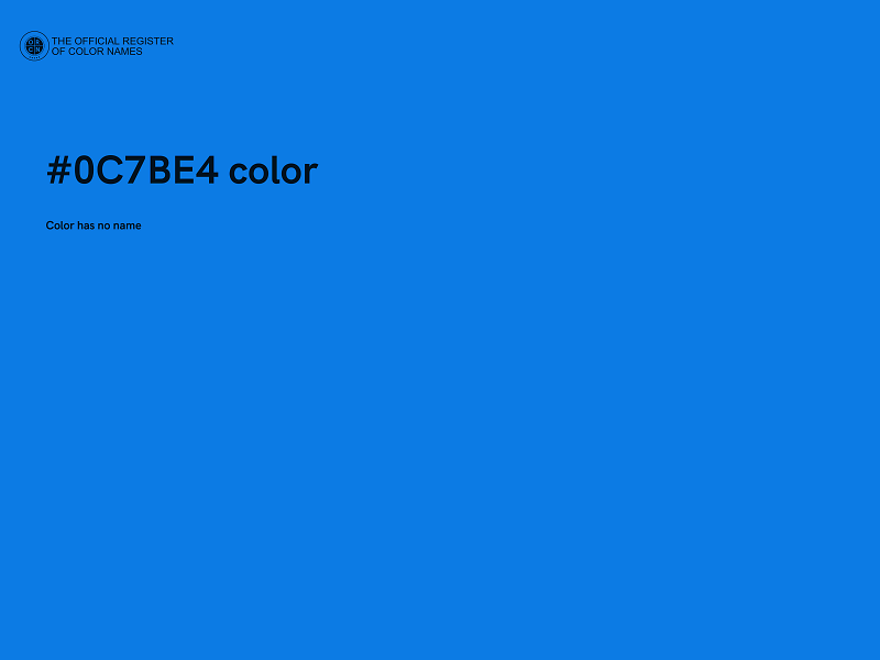 #0C7BE4 color image