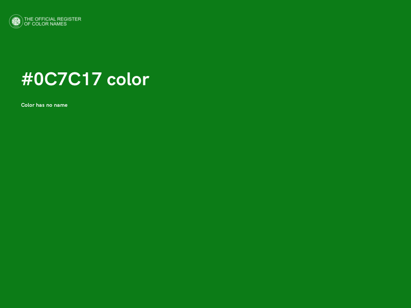 #0C7C17 color image