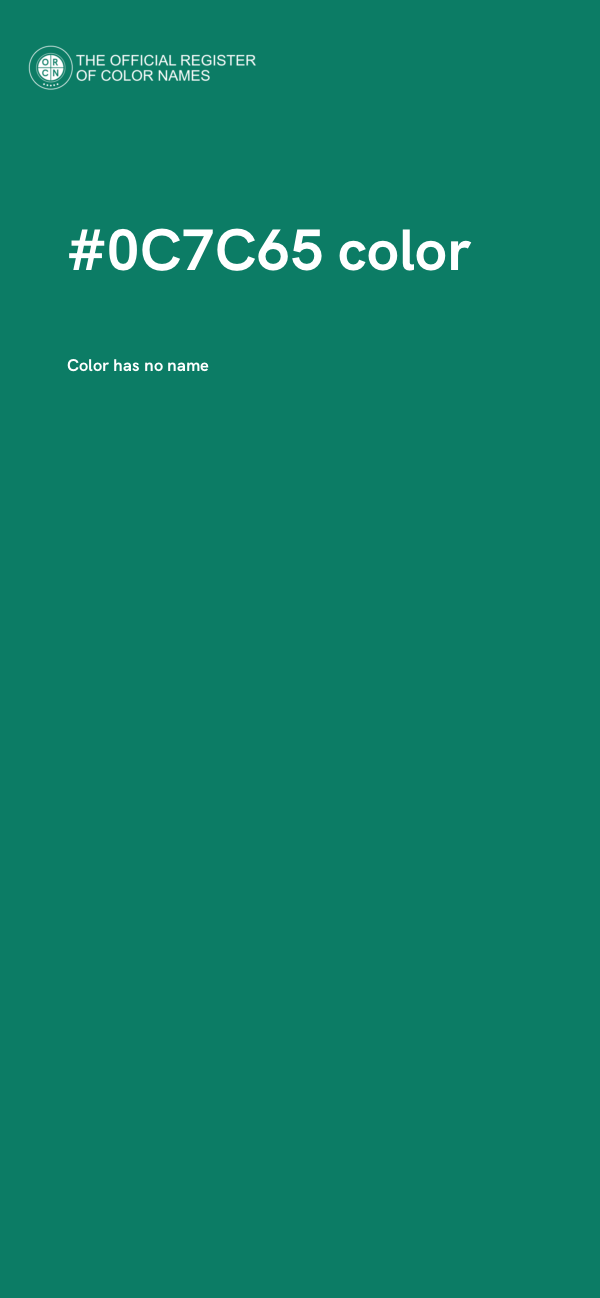 #0C7C65 color image