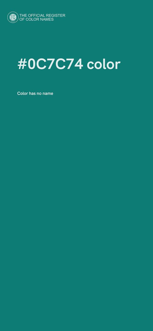 #0C7C74 color image