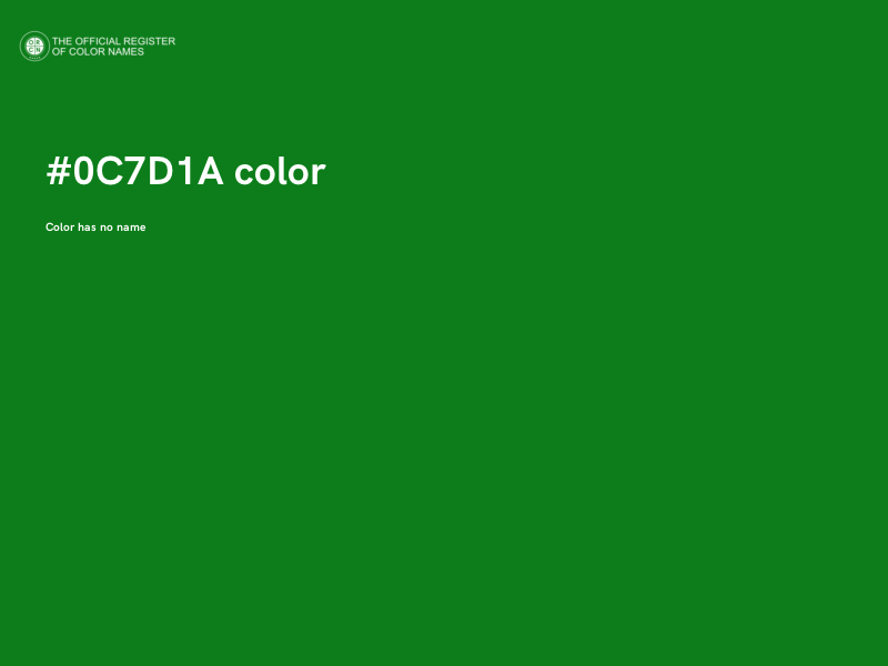 #0C7D1A color image