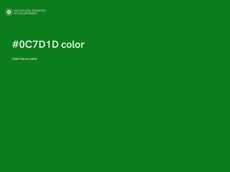#0C7D1D color image