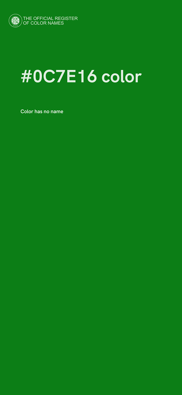 #0C7E16 color image
