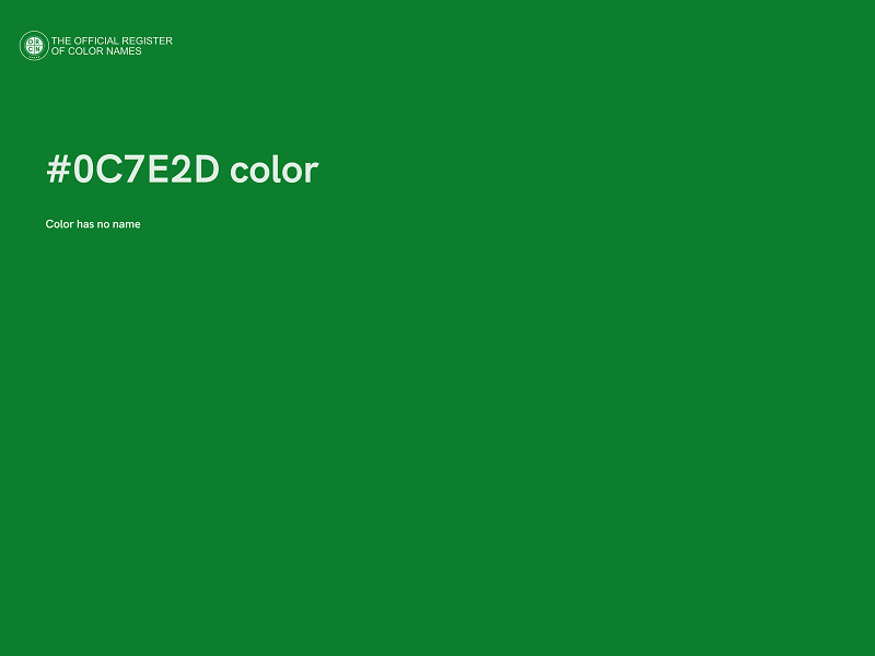 #0C7E2D color image