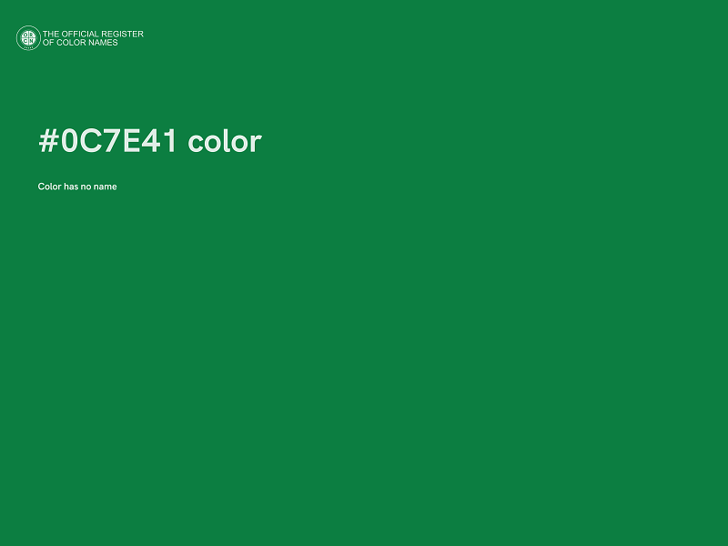 #0C7E41 color image