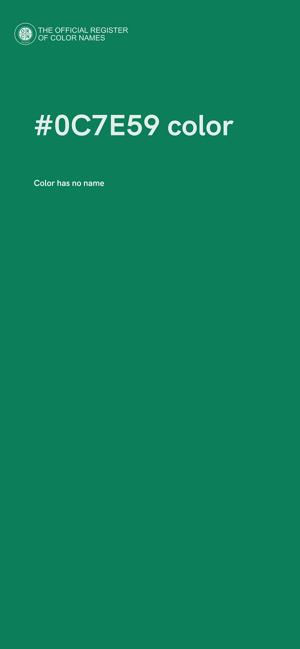 #0C7E59 color image