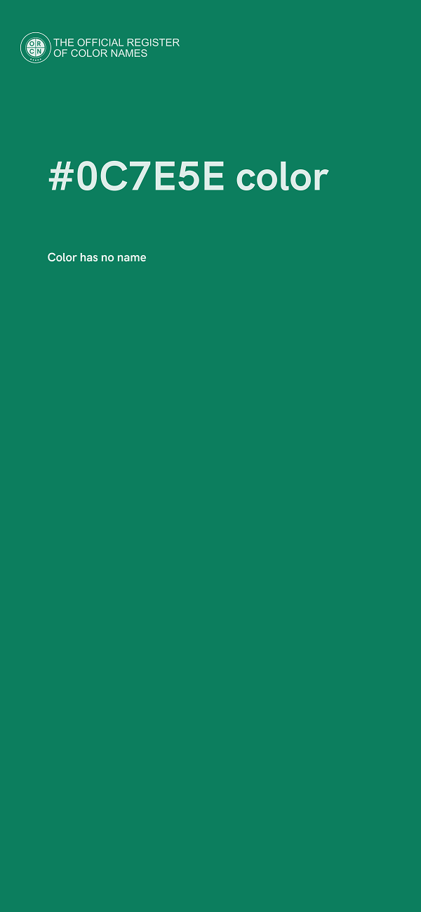 #0C7E5E color image