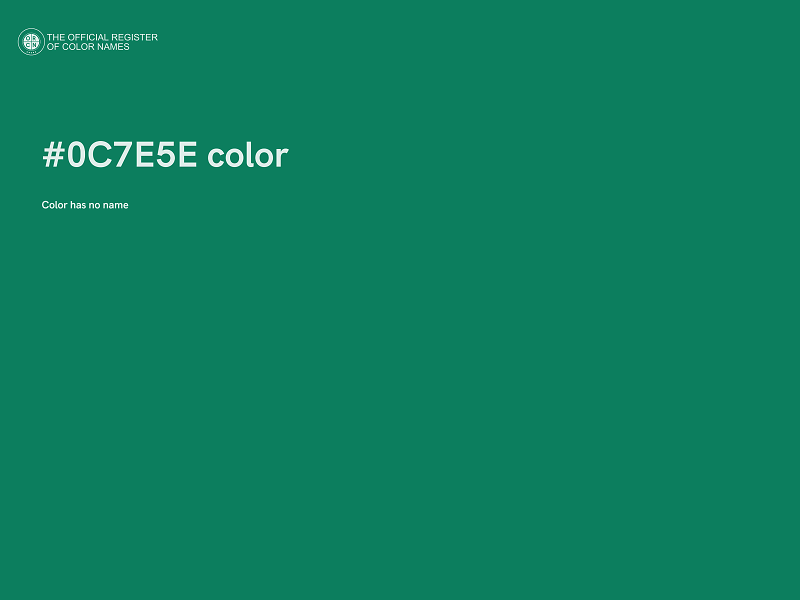 #0C7E5E color image