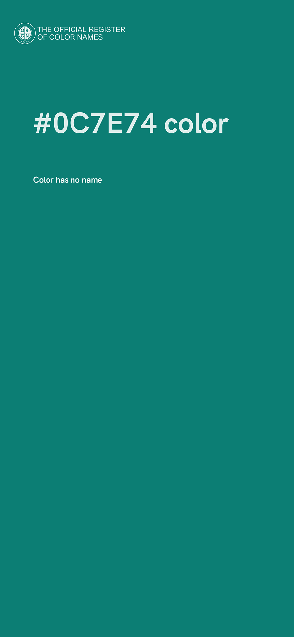 #0C7E74 color image
