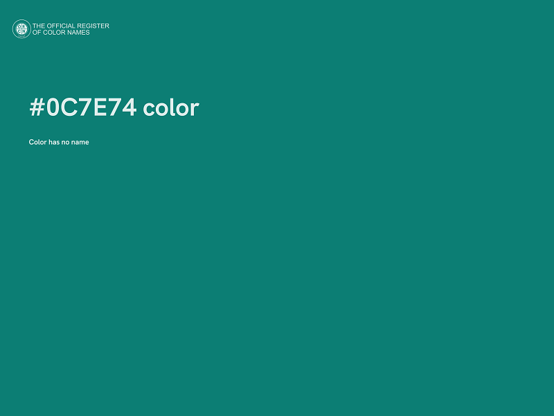 #0C7E74 color image