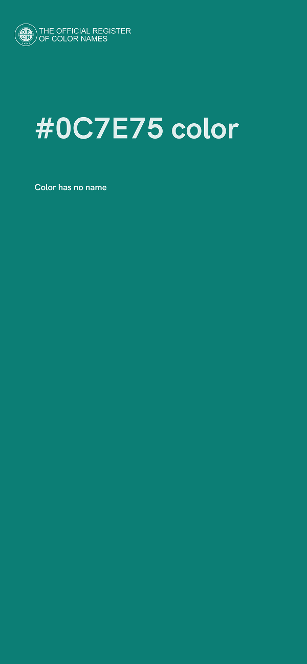 #0C7E75 color image