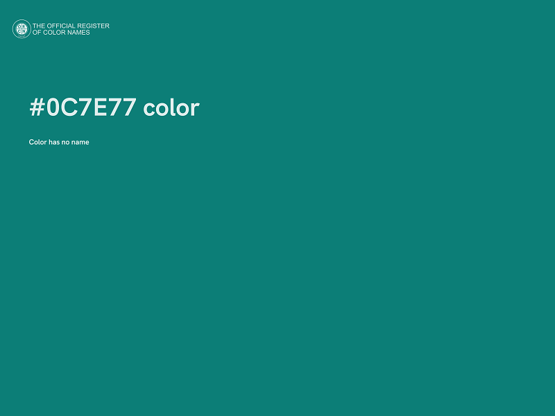 #0C7E77 color image