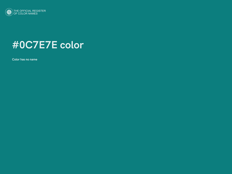 #0C7E7E color image