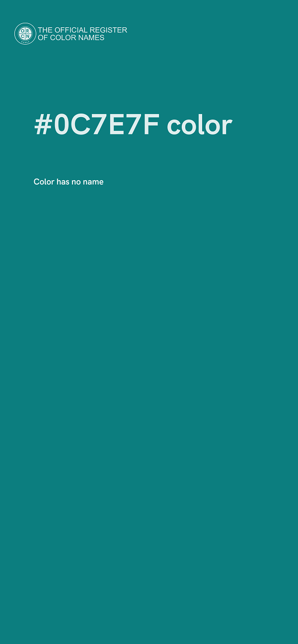 #0C7E7F color image