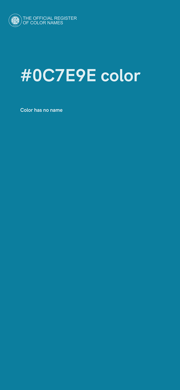 #0C7E9E color image