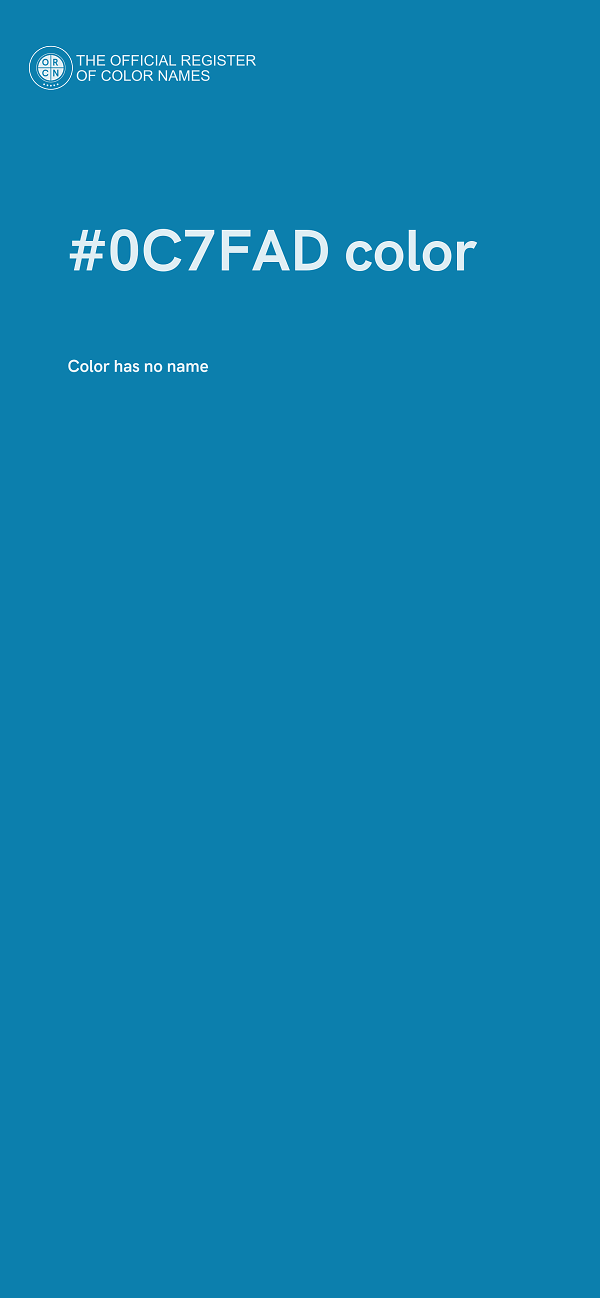 #0C7FAD color image