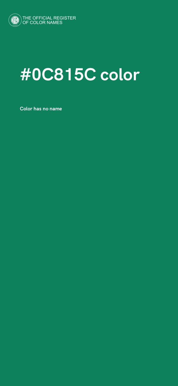 #0C815C color image