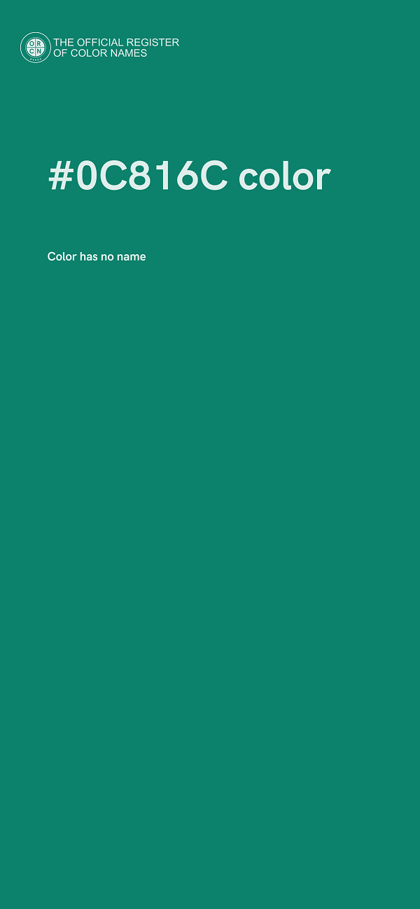 #0C816C color image