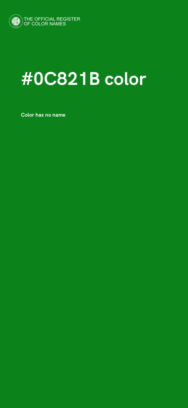 #0C821B color image
