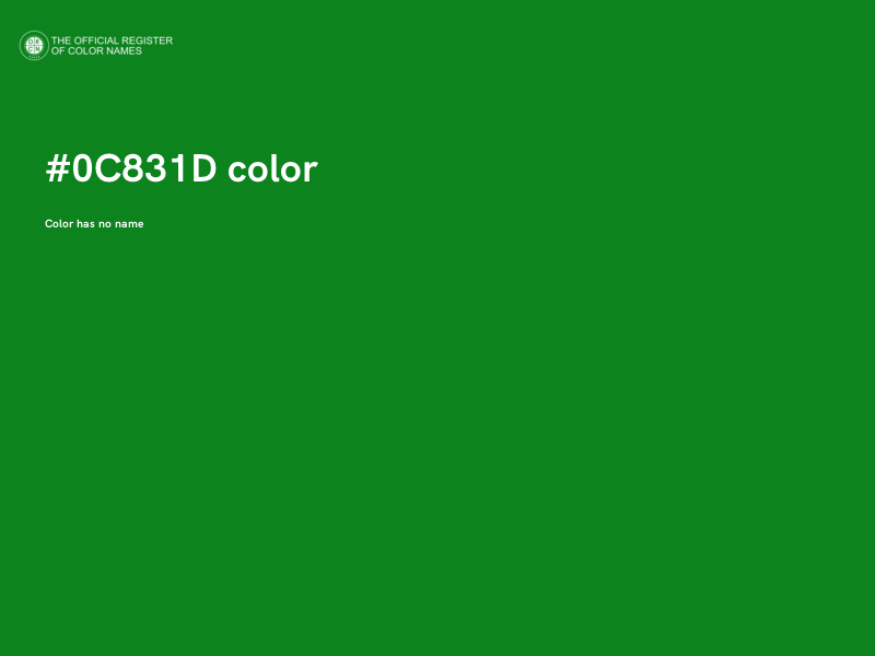 #0C831D color image