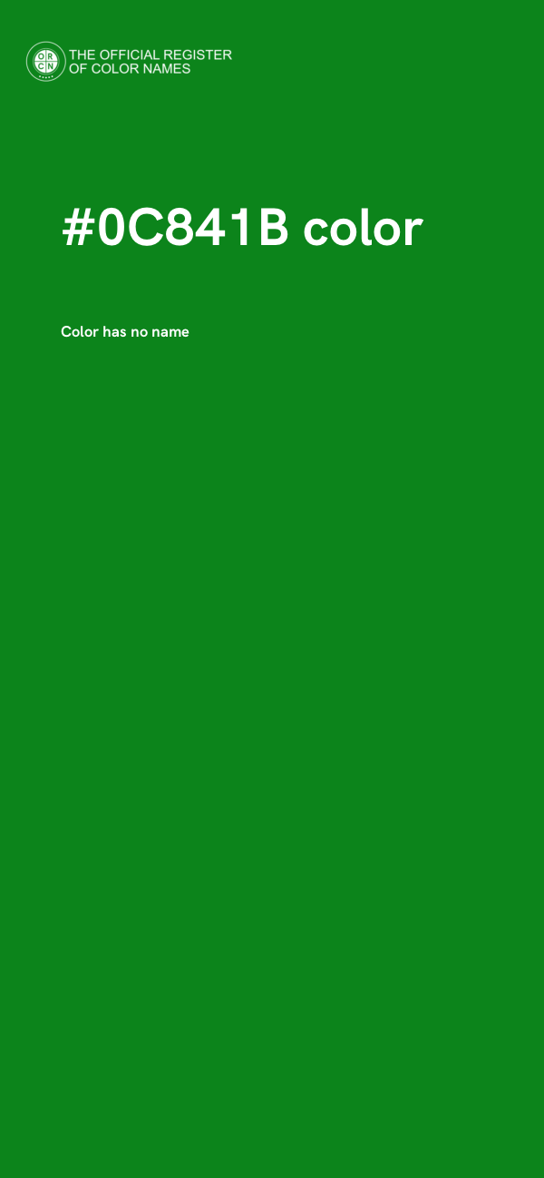 #0C841B color image