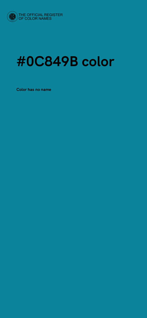 #0C849B color image