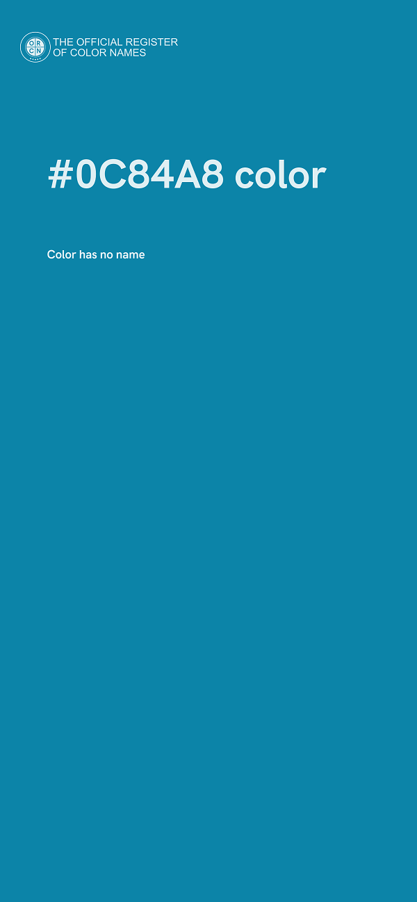 #0C84A8 color image