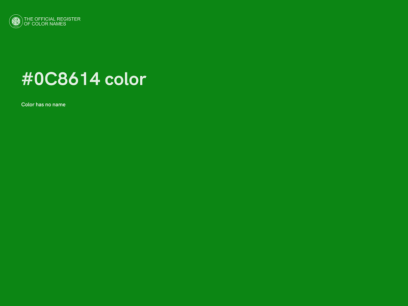 #0C8614 color image