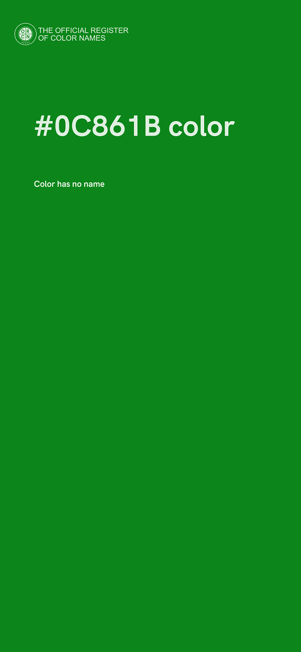 #0C861B color image