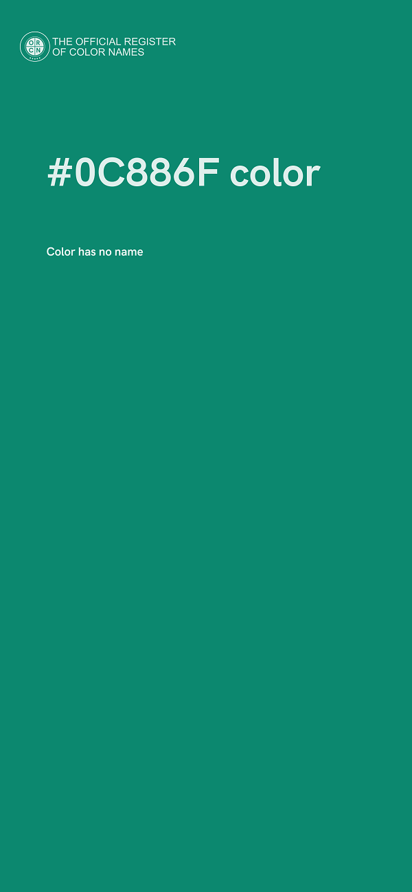 #0C886F color image