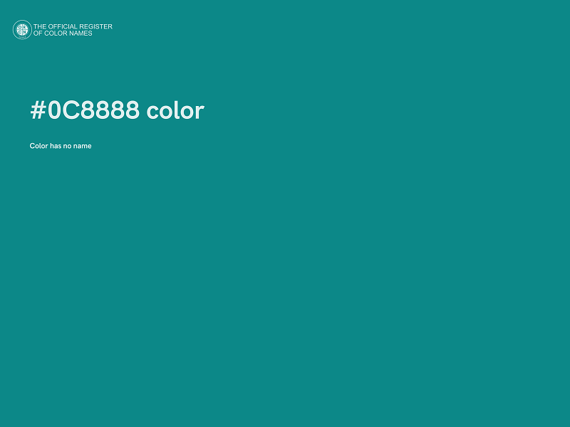 #0C8888 color image