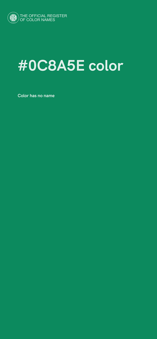 #0C8A5E color image