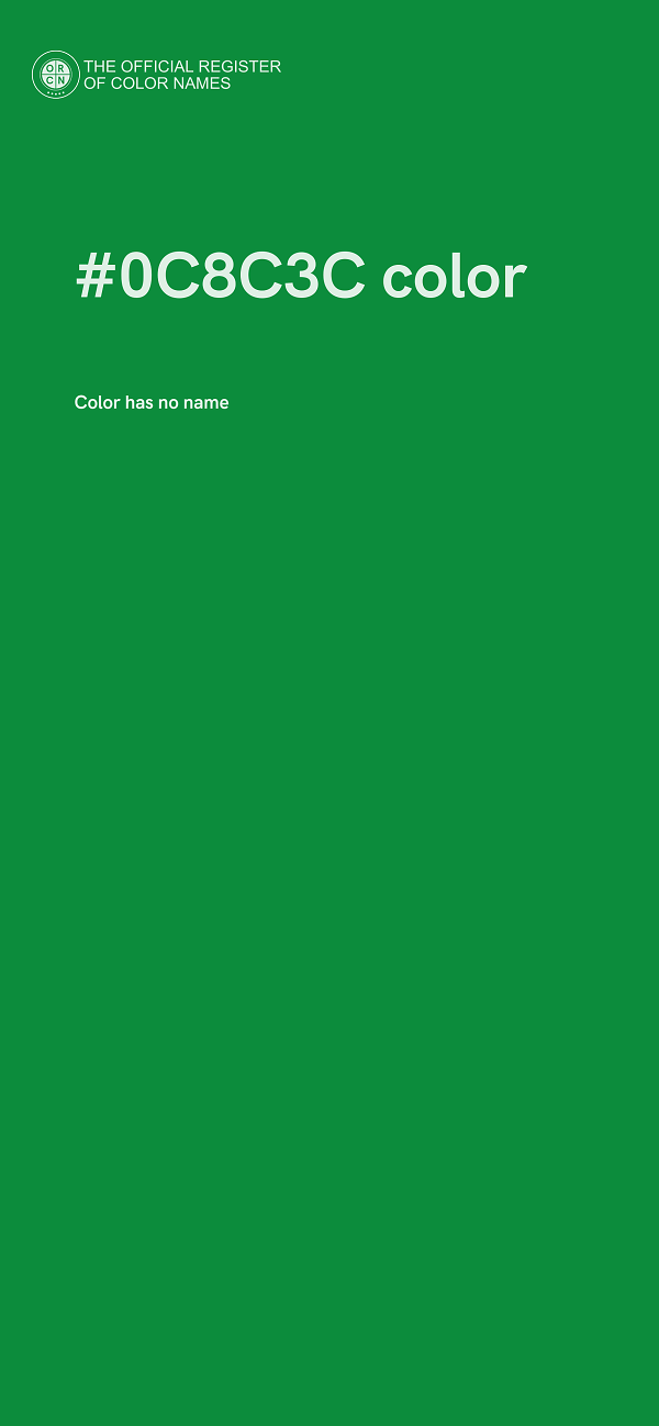 #0C8C3C color image