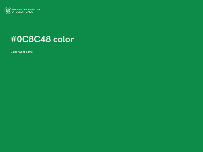 #0C8C48 color image