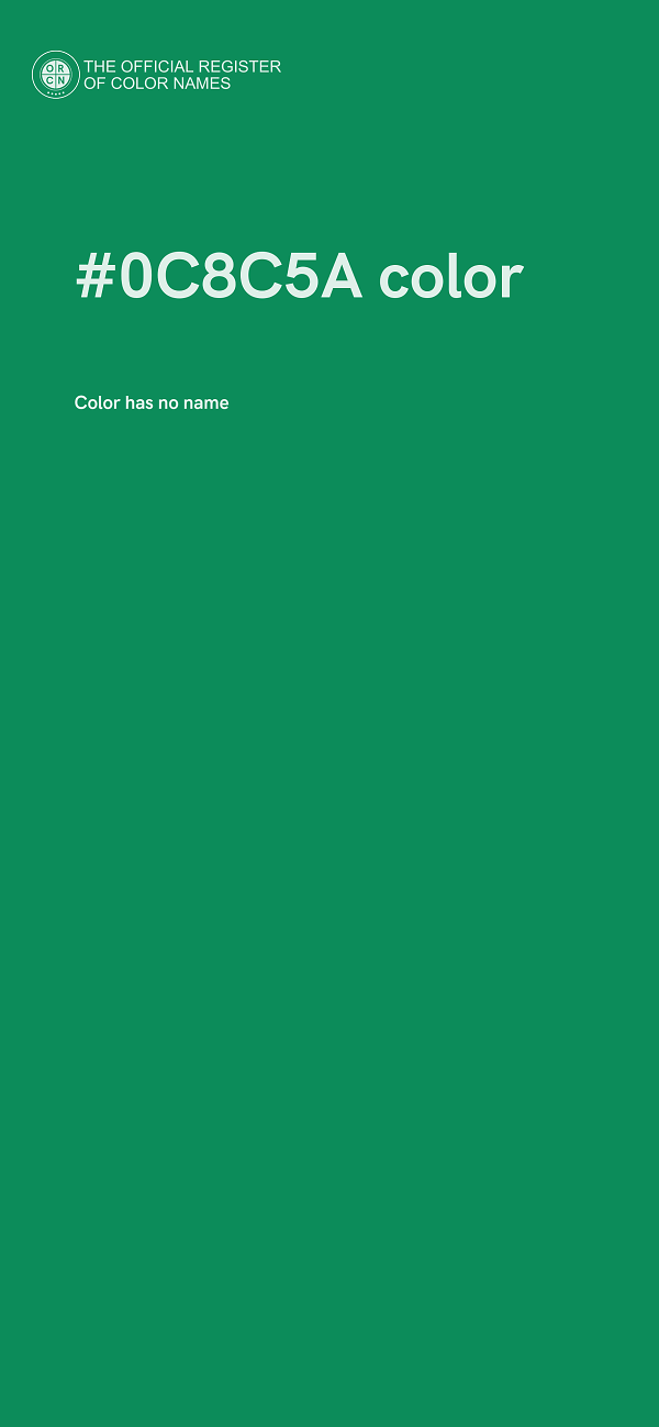 #0C8C5A color image