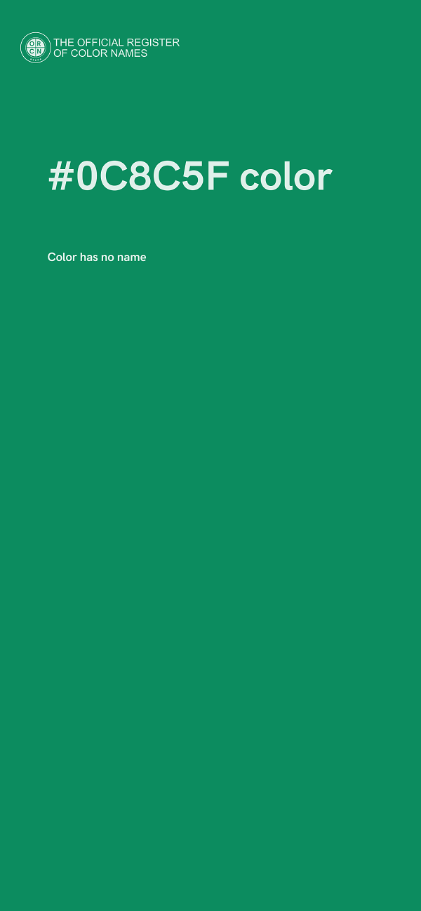 #0C8C5F color image
