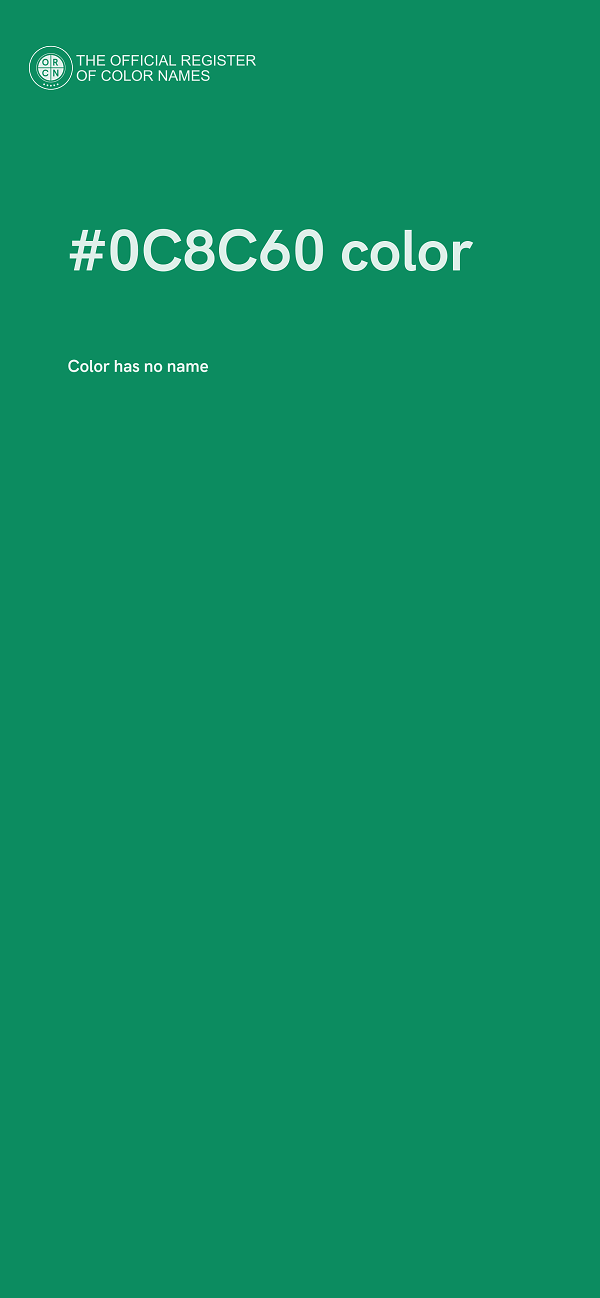 #0C8C60 color image